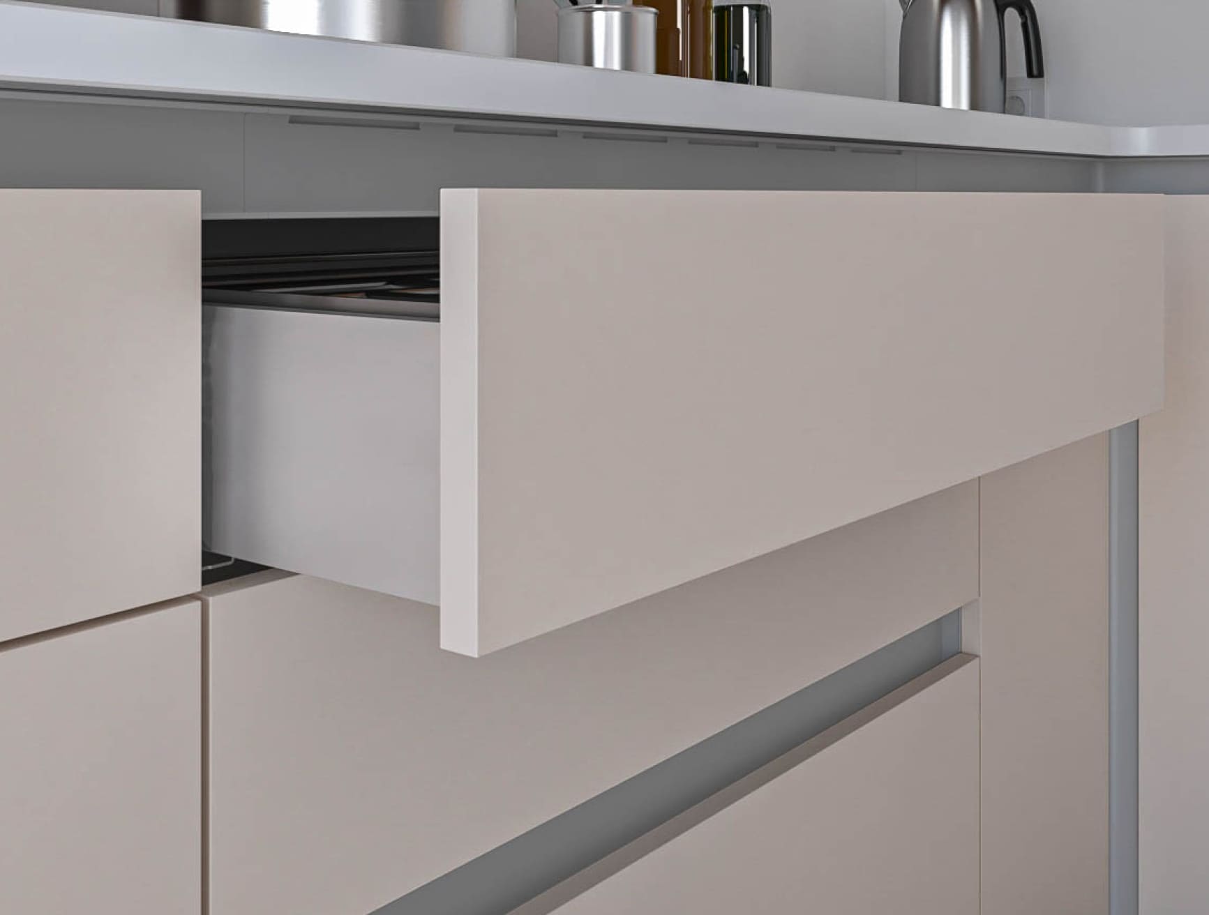 Ventoo Oculto variedad de acabados