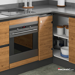 Rincoplus full access one door corner cabinet