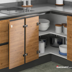 Rincoplus full access to the corner cabinet
