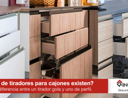 Diferencia entre el sistema Gola y el tirador de perfil para la apertura de puertas.