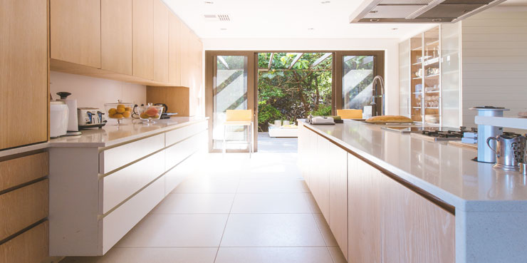 Cocina moderna con isla