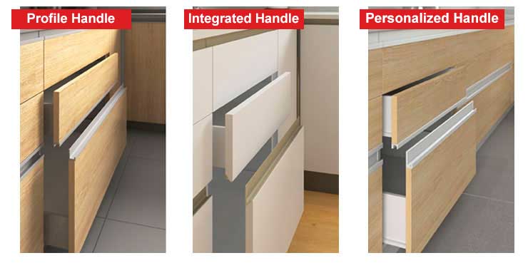 different kitchen handles