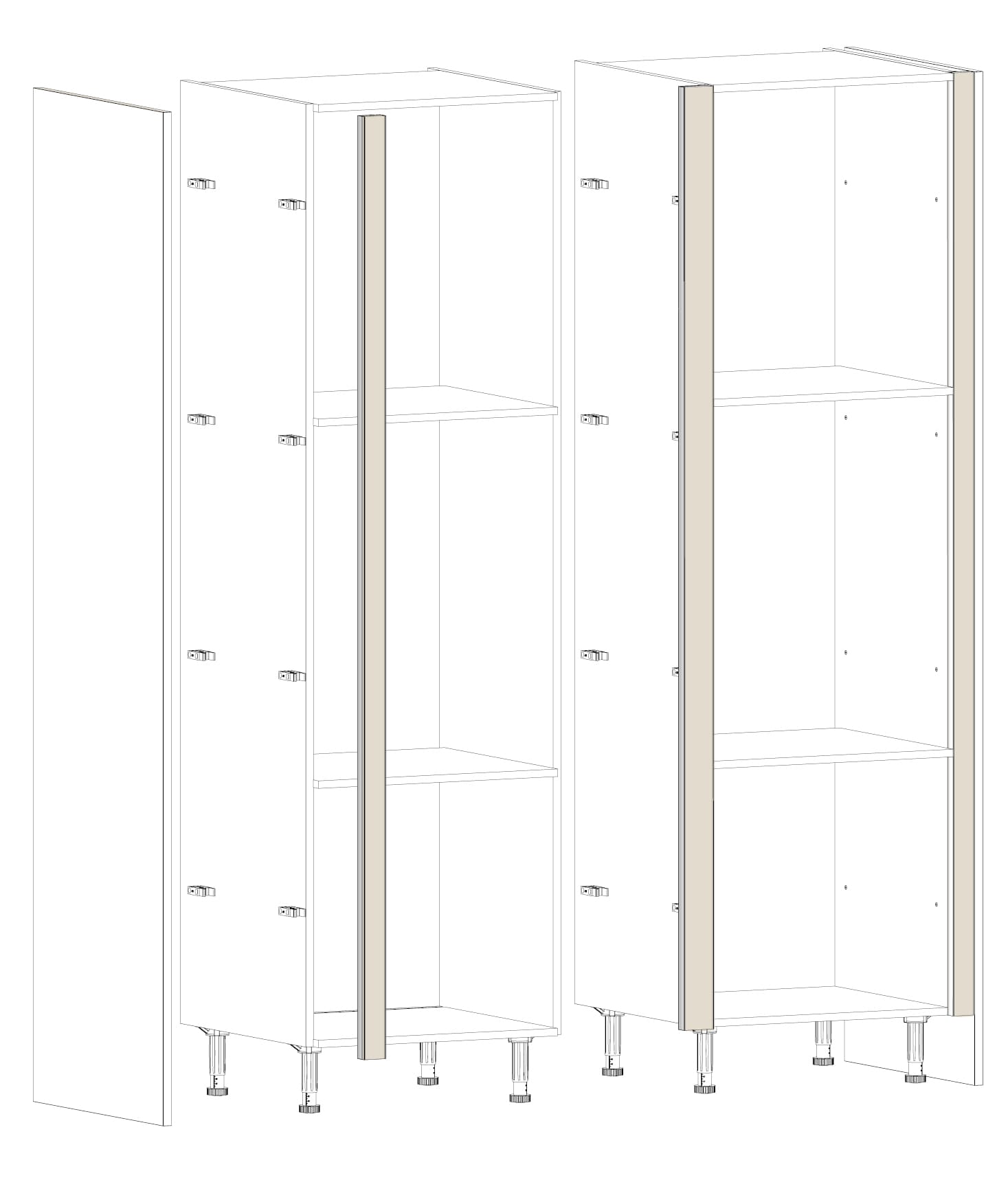 Gola Personalizable intalación vertical 01 Gola Personalizable intalación vertical 01