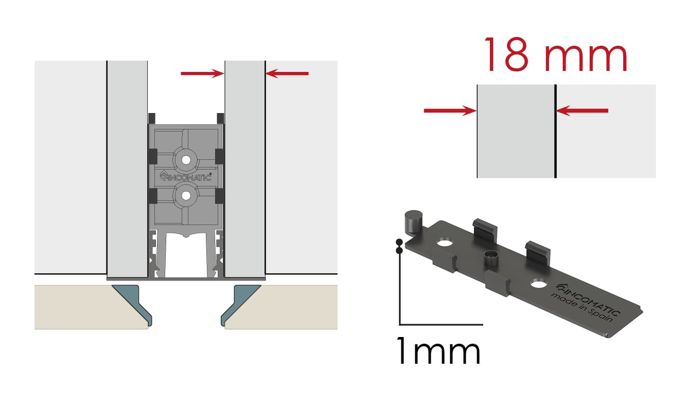 Gola Plano grosor 18 mm