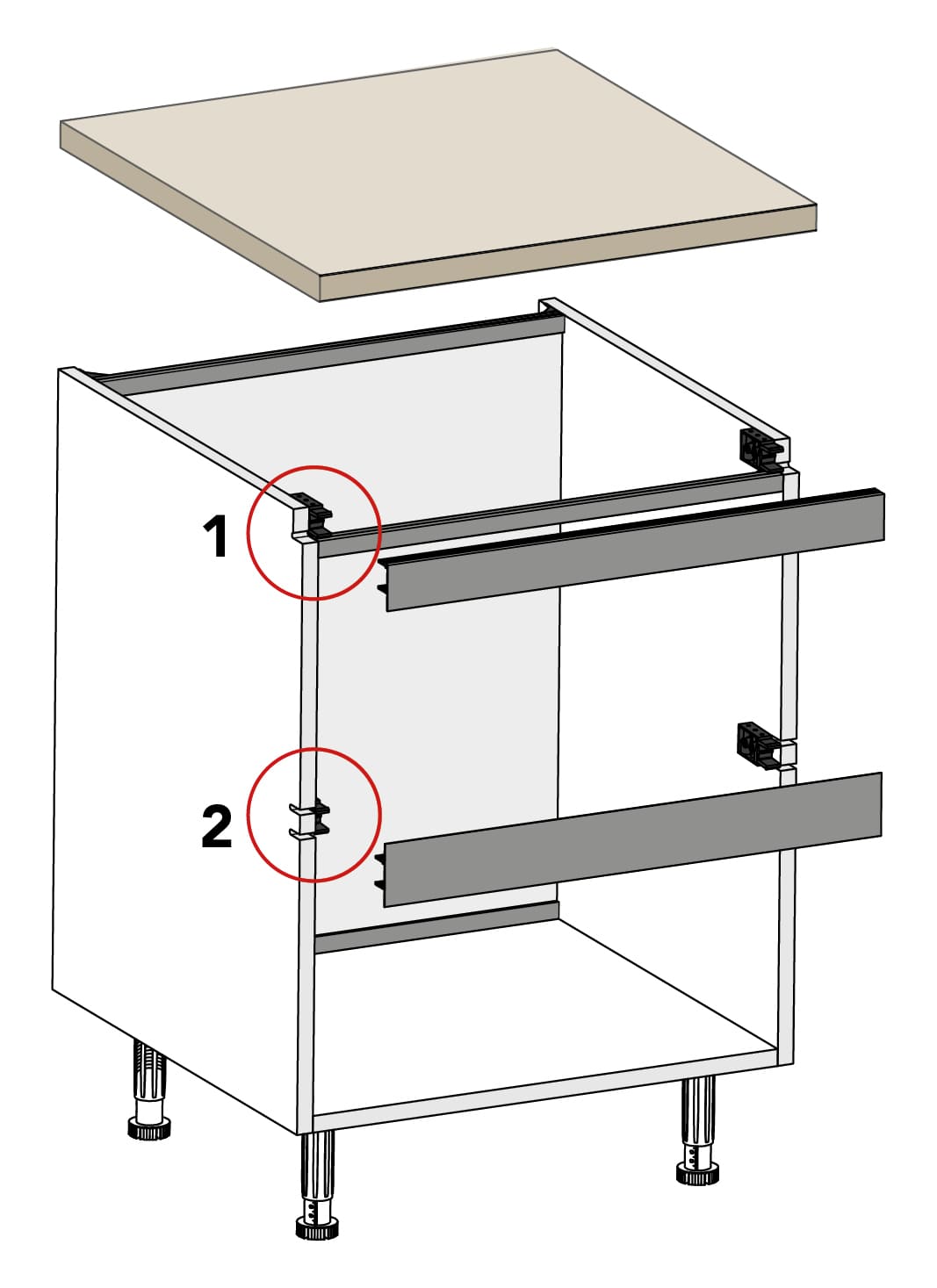 Gola Plano instalación horizontal 01