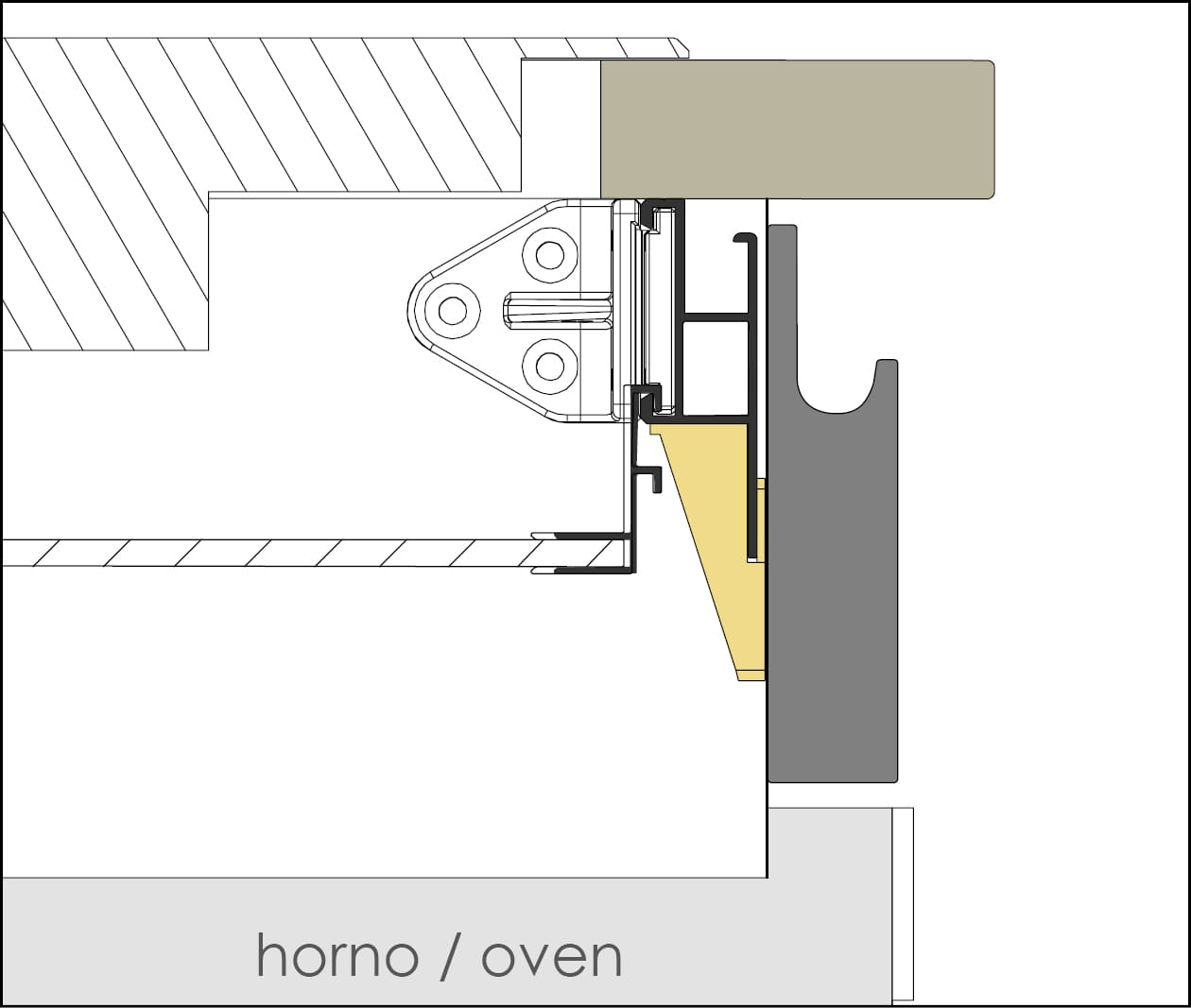 Ventoo Oculto Escuadra frente fijo 02