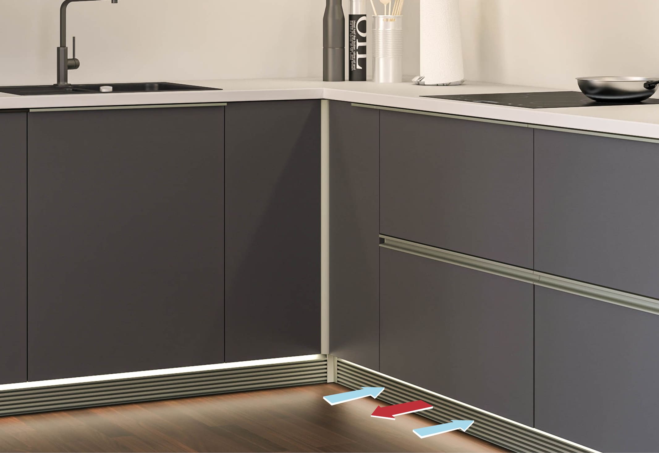 Zocalo Ventoo ventilación LED