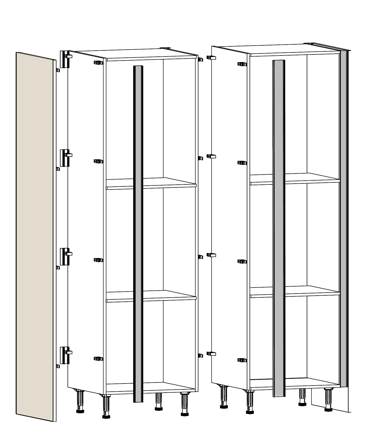 Gola Tradicional Instalación vertical 01