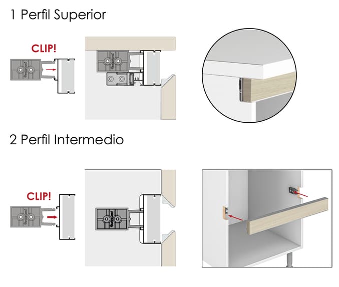 Gola Personalizable intalación horizontal 02