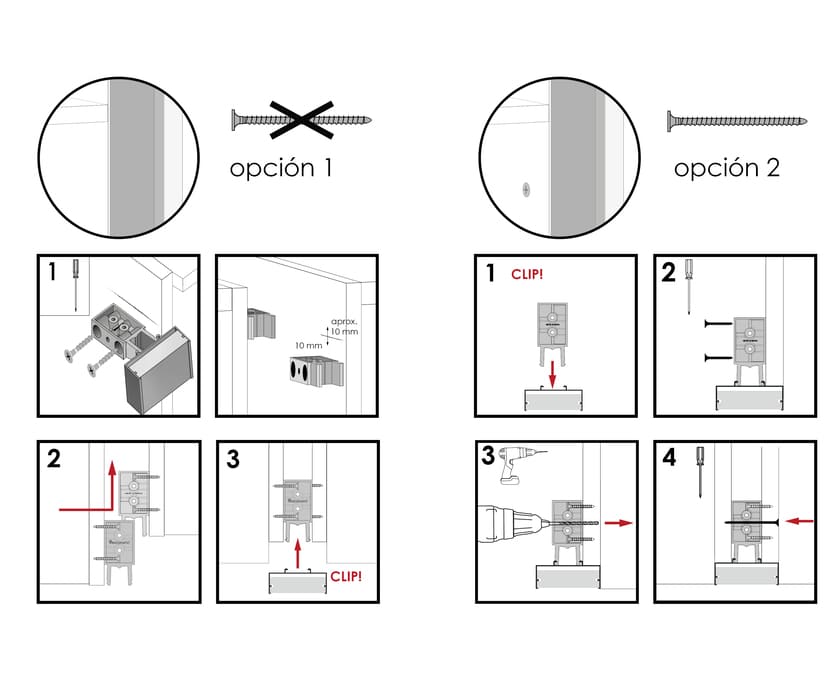 Gola Personalizable intalación vertical español