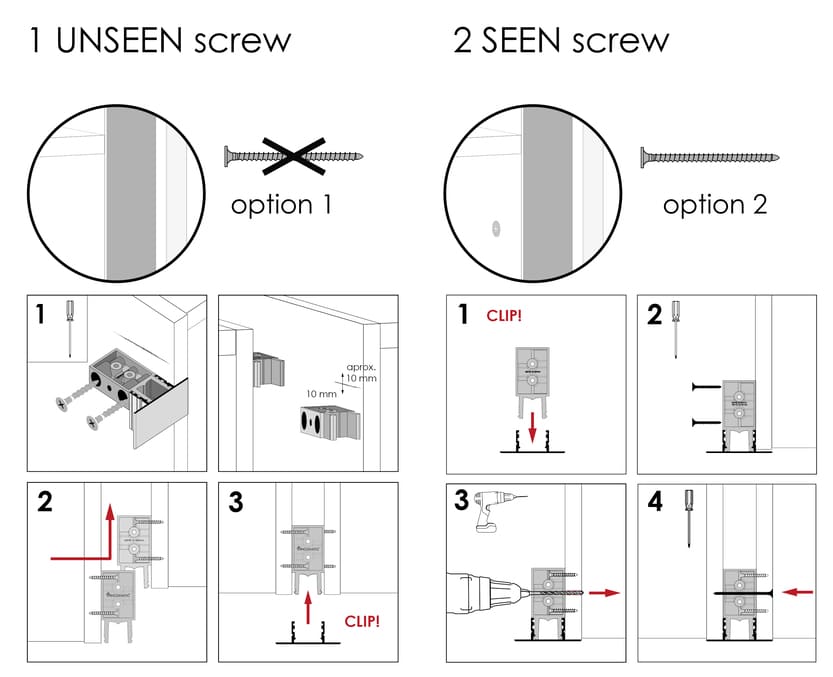 Gola Plano instalación vertical inglés